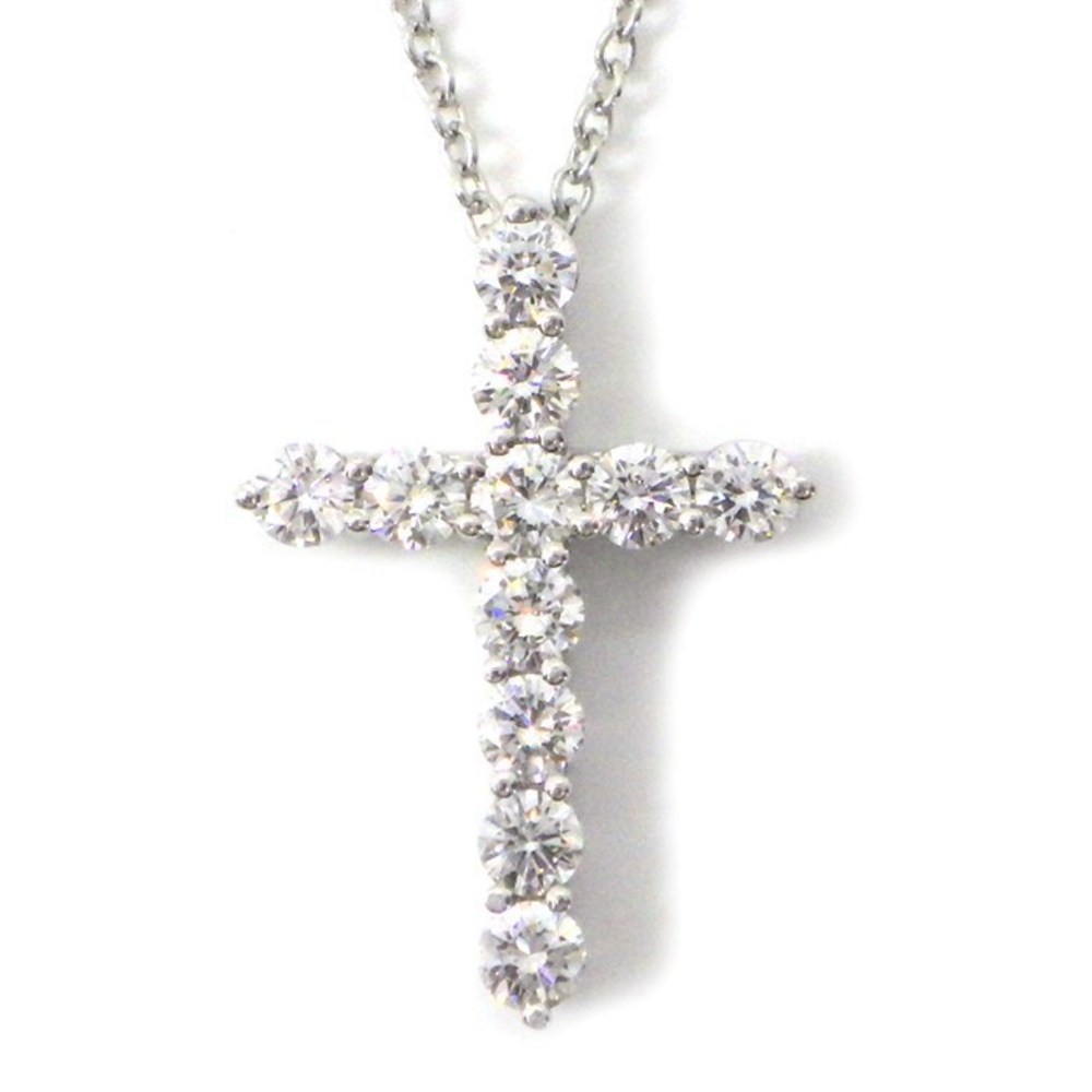 Tiffany Necklace Small Cross Diamond